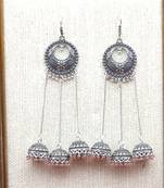 Silver earrings