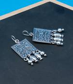 Silver earrings