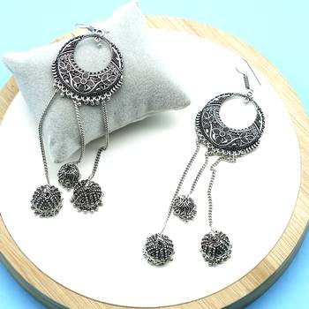 Silver earrings 1