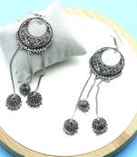 Silver earrings