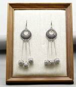 Silver earrings