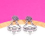 Silver earrings