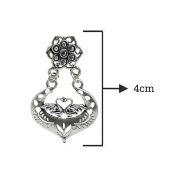 Silver earrings 3