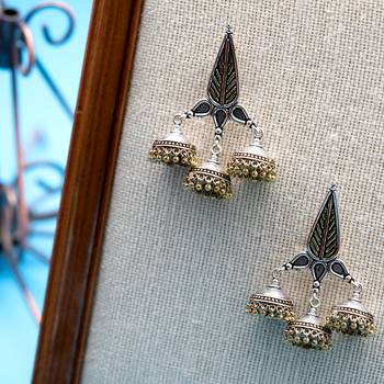 Silver earrings 1