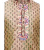 Gold Embroidered Silk Sherwani