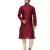Maroon Embroidered Silk Sherwani