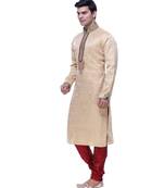 Gold Embroidered Brocade Sherwani