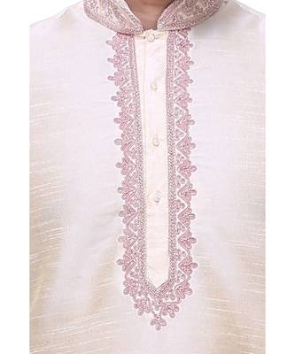 Gold Embroidered Silk Sherwani 2