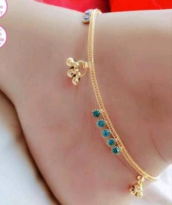 Turquoise diamond anklets 1