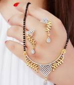 White diamond mangalsutra