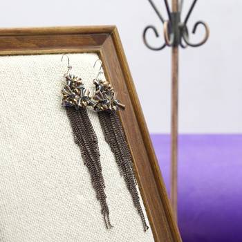 Brown earrings 1