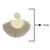 Cream earrings