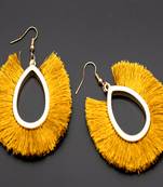 Yellow earrings