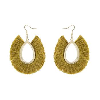 Yellow earrings 3