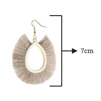 Peach earrings 2