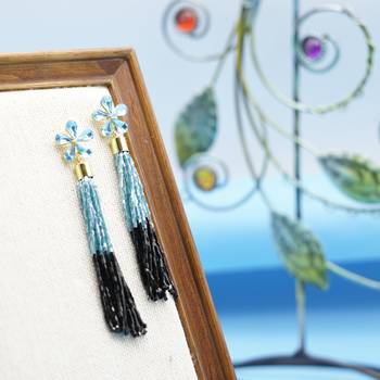 Blue earrings 2