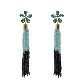 Green earrings 4