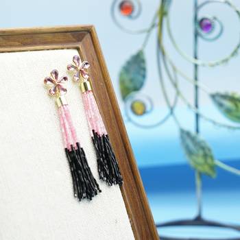 Pink earrings 2
