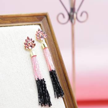 Pink earrings 2
