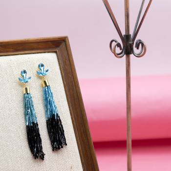 Blue earrings 2