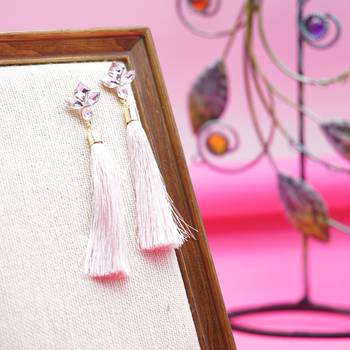 Pink earrings 2