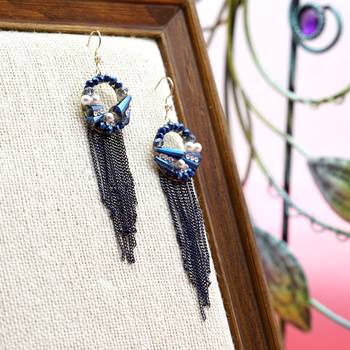 Blue earrings 1