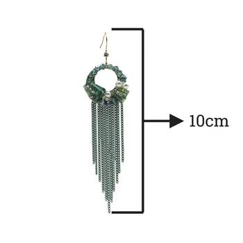 Green earrings 3