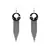 Black earrings