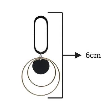 Black earrings 3