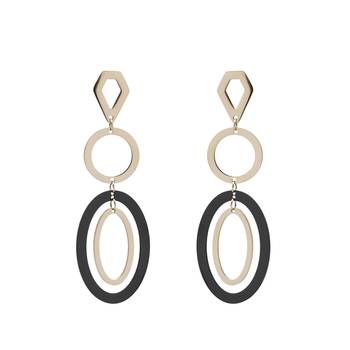 Black earrings 4