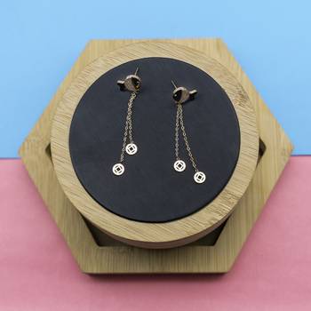 Gold earrings 2