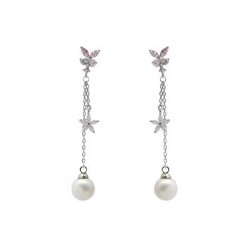Pink earrings 4