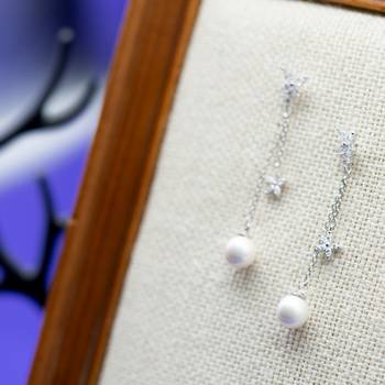 White earrings 1