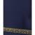 Navy Blue & Teal Cotton Jam Silk Women's Salwar Suit With Banarasi Dupatta