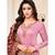 Pink & Maroon Cotton Jam Silk Women's Salwar Suit With Banarasi Dupatta