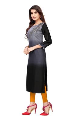 Black embroidered silk ethnic-kurtis 3