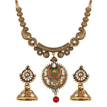 Red pearl necklace-sets 1