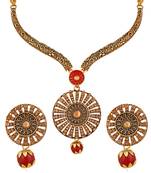 Red pearl necklace-sets