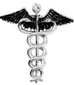 White crystal brooch