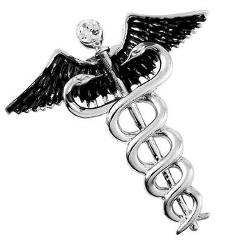 White crystal brooch 3