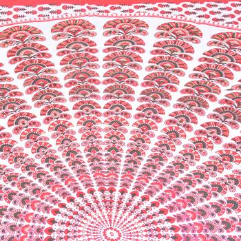The Kanha 100% Cotton Rajasthani Print 200 Tc Double Bedsheet With 2 Pillow Covers, King Size 4