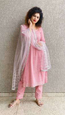 light pink kuri -pant set 1