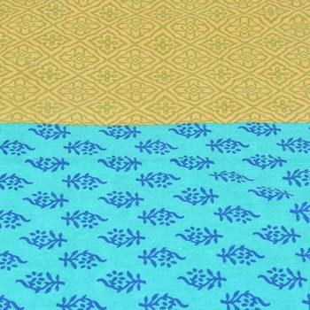 The Kanha 100% Cotton Rajasthani Print 200 Tc Double Bedsheet With 2 Pillow Covers, King Size 4