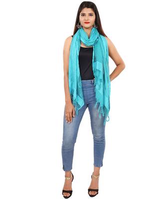 blue   Self Designz Silk Dupatta 4