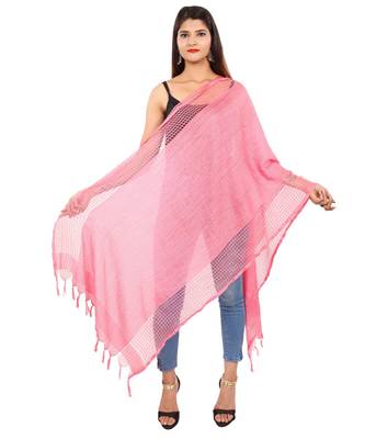peach   Self Designz Silk Dupatta 1