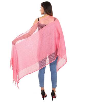 peach   Self Designz Silk Dupatta 2