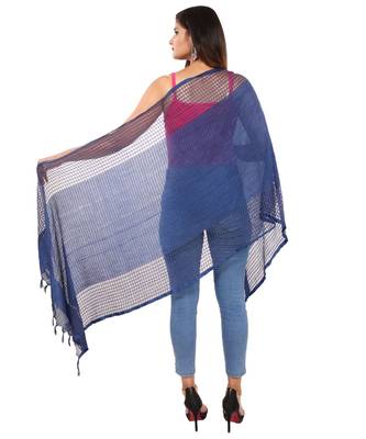 blue   Self Designz Silk Dupatta 2