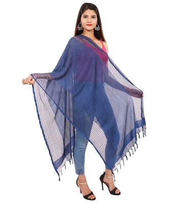 blue   Self Designz Silk Dupatta 3