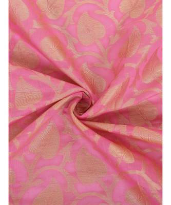 pink  Banarasi Silk Booti & Jaal Dupatta 5