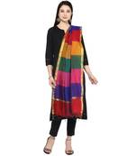 multicolor  Multi Checks Chenderi Dupatta